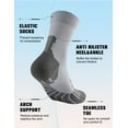 thumbnail image 6 of TENYSAF Compression Crew Running Socks: Athletic Socks for Men Women with Cushion,3 Pairs Work Hiking Basketball Sport Socks, 6 of 6