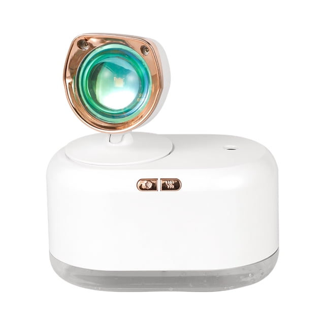 Proyector De Luz De Puesta De Sol Portátiles, Proyector De Puesta De Sol Giratorio De 360 Grados, Pulverizador Hidratante Usb Para Selfies Yuarrent HA047744-02