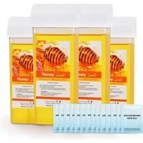 VUEYAA Wax Refill Pack of 4 for All Skin Types with oil packs 16pcs