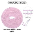 thumbnail image 2 of 3Pack 26.24ft Windproof Nylon Clothesline, Widen Clothes Drying Rope, Pink, 2 of 6