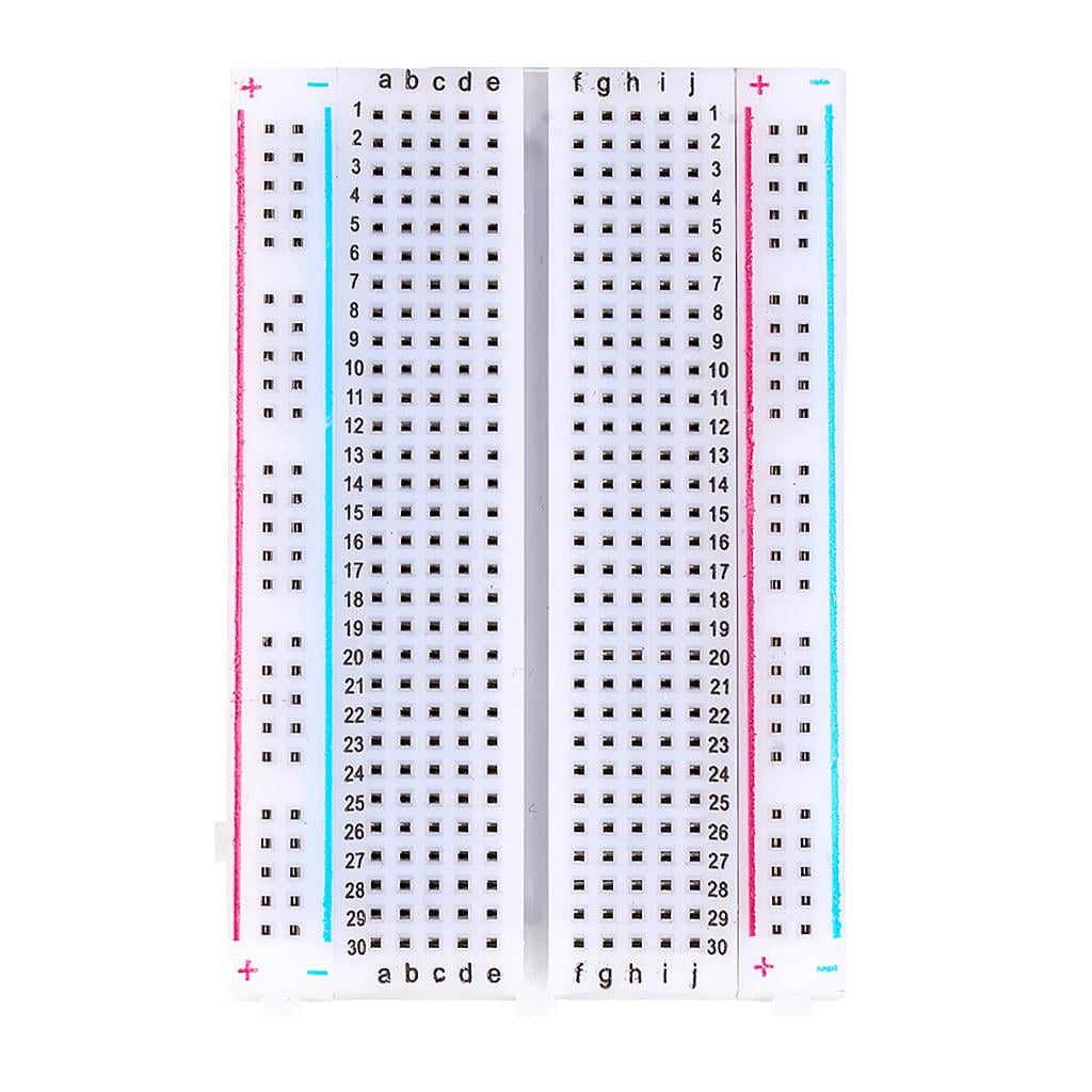 jiaping 6x1PC Mini DIY Solderless 400 Contact Points Breadboard Available Test Develop