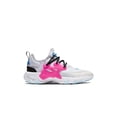 thumbnail image 2 of Nike Girl's React Presto(GS) Basketball Shoes (White/Hyper Pink-Photo Blue, 5.5), 2 of 6