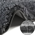 thumbnail image 3 of Bath Rugs for Bathroom Non Slip, Microfiber Washable Gray Large Bathroom Mat, Absorbent Shaggy Shower Floor Mat, Bath Rug Runner 16"X24", 3 of 6