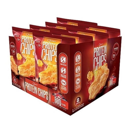 Quest Barbeque Flavor Protein Chips 1 oz Bags - Pack of 8