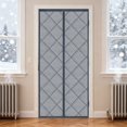 thumbnail image 4 of Winter Thermal Insulated Door Curtain with Pattern Fabric for Enhanced Warmth and Energy Efficiency in Cold Weather Curtain for Internal Doorways 2PCS, 4 of 4
