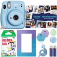 thumbnail image 2 of FUJIFILM INSTAX Mini 11 Instant Film Camera Bundle (Sky Blue) + 2x Fujifilm 2x10 Film Mini Instax Film Pack, 2 of 4