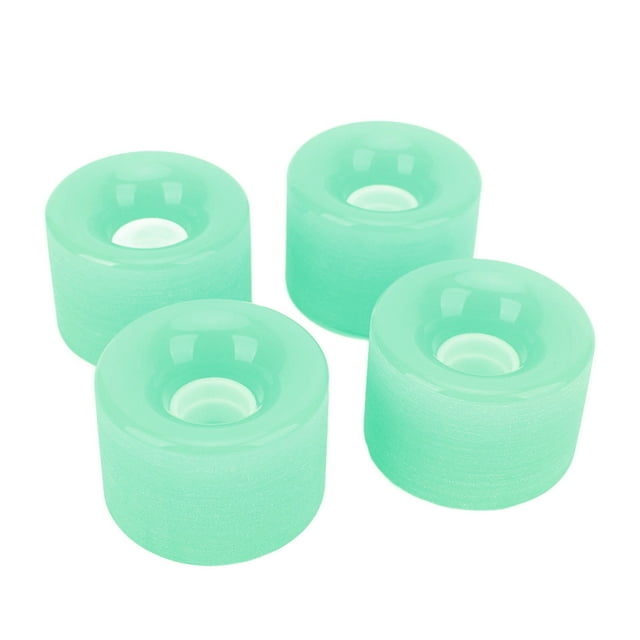 Roue Longboard, Roues de Planche à Roulettes PU pour Ciment Route Verte