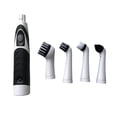 thumbnail image 4 of Cepillo de limpieza eléctrico Power Scrubber Soledad con 4 cabezales reemplazables negro, 4 of 9