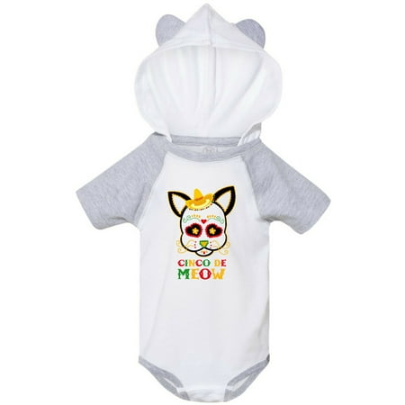 

Inktastic Cinco De Meow Cat Gift Baby Boy or Baby Girl Bodysuit