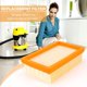 thumbnail image 2 of Reemplazo de filtro de aspiradora, paquete de 3, Compatible con Karcher Flat Plisado Mv4, 2 of 5