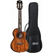 LUNA UKE VINEYARD KOA C Bevel Concert w/Preamp Ukelele - Gloss Natural Finish