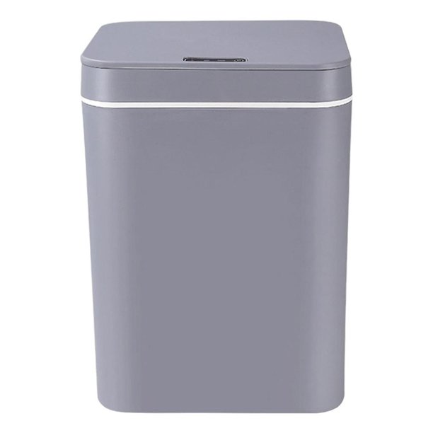 Cubo de basura de movimiento Touchless Sensor 16L Gris Sunnimix Bote de basura inteligente