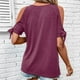 thumbnail image 4 of Eres Más Que una Camisa de Puntuación de Prueba de Manga Corta con Cuello en V con Mensaje Inspirador, Estilo Casual, 4 of 9