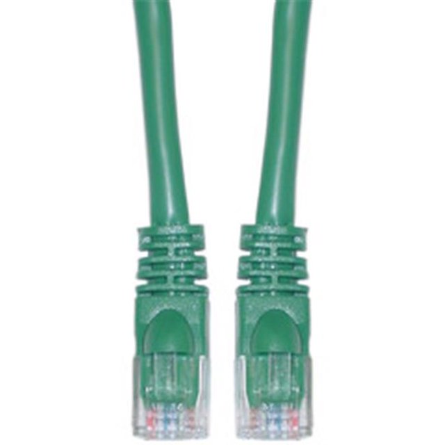 Cat6 Vert Ethernet Patch Cable Snagless Moulé Boot 7 Pieds