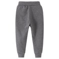 thumbnail image 4 of YOUYEDIAN Toddler Boys Sweatpants Fall Winter Casual Cotton Pants Fashion Comfy Trousers, 4 of 5