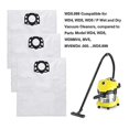 thumbnail image 3 of 12 Vacuum Cleaner Bags + 1 Flat Pleated Filter For Karcher Wd4, Wd5, 3 of 5