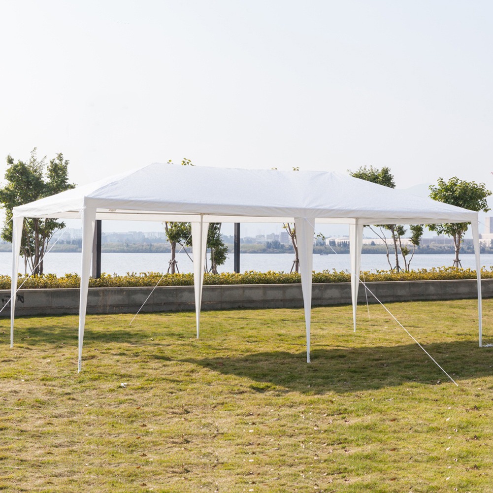 Aimee Lii 10'x20' Outdoor Wedding Canopy Tents, Waterproof Patio Canopy Shelter Party Tent, Outdoor Patio Awnings for Camping BBQ Events, White