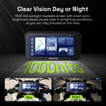 thumbnail image 4 of Aoocci C6 Pro 6.25" Dual 1080P Motorcycle Dash Cam, GPS Navigation Screen, Wireless CarPlay & Android Auto, Tire Pressure Monitor Sensor TPMS, IP67, 4 of 13