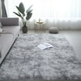 thumbnail image 5 of Shag Area Rug for Cozy Bedroom and Living Room Non- Furry Floor Mat with Tie-Dye Pattern, 5 of 5