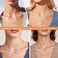 thumbnail image 3 of LUNVKY S925 Sterling Silver Plated Chains for Women Girls 1.5mm/2mm Cuban Curb Link Non-tarnish Necklace Birthday Jewelry Gifts Teen Her Kids Age Ideas 16/18/20/22 Inch, 3 of 6