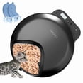 thumbnail image 1 of CATLK Alimentador Automático Para Gatos Con Comida Húmeda, 2 Bolsas De Hielo, 4 Comidas, 8 Oz, Comedero Automático Inalámbrico Para Mascotas, Temporizador Programable, Negro, 1 of 9