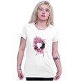 thumbnail image 3 of Paint Pink Ribbon Breast Cancer Aware Womens Slim Fit Graphic Tee Brisco Brands X, 3 of 5