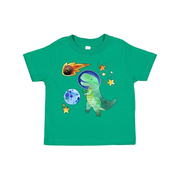 Inktastic Tyrannosaurus Rex Vs. Meteor Fun Space Dinosaur Boys or Girls Toddler T-Shirt