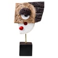 thumbnail image 2 of SPRING PARK Abstract Face Statue Resin Figurine Decors Sculpture Art Ornament Home, 2 of 7