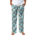 thumbnail image 5 of Disney Adult Lilo & Stitch Tropical Leaves Allover Print Sleep Lounge Pajama Pants, 5 of 6