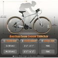 thumbnail image 7 of Hybrid Bike for Adults, Akaber 24-Speed 700C Road Bike for Men, Lightweight Adult Bicycle, 7 of 7