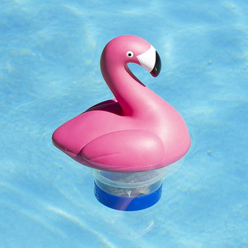 Chlorine Floater Floating Chlorine Dispenser, Cute Flamingo Shape