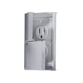 thumbnail image 4 of RV Designer Receptacle S901 Weatherproof; Non Ground Fault Interrupter; Dual Receptacle; Gray; With Snap Cover Plate; Screw-On Mounting; Single, 4 of 4