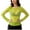 Yellow, variant on Fengactive Womens Lace Long Sleeve Boat Neck Tops Sheer Blouse See Through Shirt Mesh Top