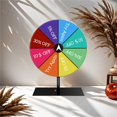 thumbnail image 6 of Prize Wheel Carnival Game, Acrylic Editable Roulette Spinner, Red Prize Wheel with Stand for Carnival Party Game Editable Rotating Table Roulette Spinner, by Honglin, 6 of 7