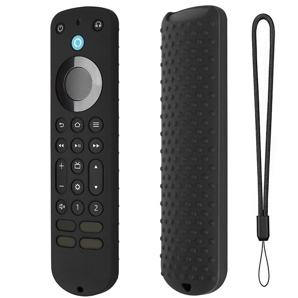 Carcasas blandas, cubierta antideslizante a prueba de polvo y a prueba de golpes para control remoto por voz de Alexa