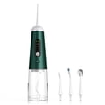 thumbnail image 1 of Jumpingount Irrigador de inalámbrico Pantalla digital giratoria 350ml Flosser de agua Herramienta de limpieza de de viaje cuidado de los oídos Verde, 1 of 6