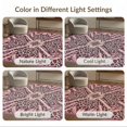 thumbnail image 7 of ODIKA Leopard Decorative Spotted Zebra Stripe Tiled Geometric Print Stain Resistant Low Profile for Dorm Room, Small Living Apartment, 7 of 7