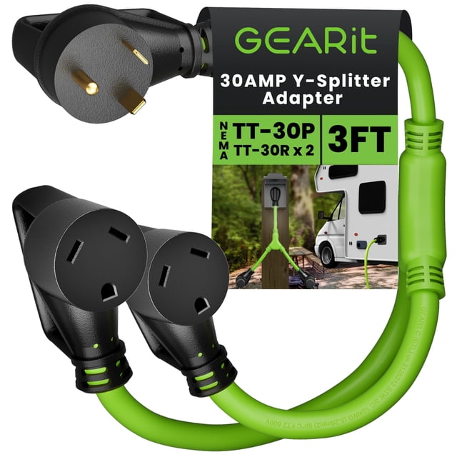 Cable Adaptador en Y GEARit 30 Amperios 0.9 m