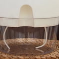 thumbnail image 3 of Self Watering Plastic Flowerpot Transparent Double Layer Detachable Light Flowerpot for Balcony White Large, 3 of 6