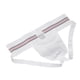 thumbnail image 4 of Calzoncillos tipo T para hombre, con bolsa, cintura elástica, tiro bajo, transpirables, suaves, color blanco, talla M, 4 of 15