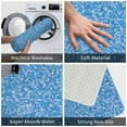 thumbnail image 4 of Non Slip Door Mat, Blue Glitter lightning C Fast Drying Bath Tub Mats, Absorbent Bathroom Rugs Entrance Welcome Mat, Bath MatS for Tub, Floor, Home, Kitchen, Hotel,16x24in, 4 of 6