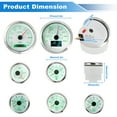 thumbnail image 3 of Conjunto de 7 Medidores Unique Bargains 3-3/8" 85mm Velocímetro GPS Tacómetro, 2-1/16" 52mm Medidor de Presión de Aceite, Nivel de Combustible, Temperatura del Agua, Voltímetro Trim, 3 of 7