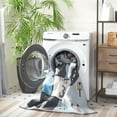 thumbnail image 4 of SAFAVIEH Kids Playhouse City Hopscotch Machine Washable Area Rug, Grey/Blue, 6'7" x 6'7" Round, 4 of 5