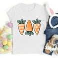 thumbnail image 4 of Plebaso T-Shirts de Pâques pour Femmes Manches Courtes Graphiques Hauts Imprimés Décontractés Mode pour Femmes, 4 of 6