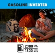 Pulsar 2300-Watt Super Quiet Gasoline Powered Inverter Generator with USB