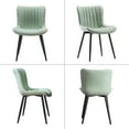 thumbnail image 5 of YOUNIKE Upholstered Dining Chairs Set of 4 PU Leather Wingback Modern Kitchen Dining Room Chair, Light Green, 5 of 6