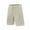 Beige, variant on JUUYY Men's Casual Solid Color Short Summer Drawstring Elastic Waist Shorts Leisure Athletic Breathable Short Pants Black XXL