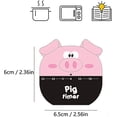 thumbnail image 5 of Temporizador mecánico de alarma de tiempo de cocina rosa de 1 pieza en forma de cerdo, 55 minutos, herramienta de gestión del tiempo de reloj de cuenta regresiva para cocina, ejercicio, yoga, 5 of 5