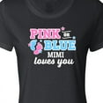 thumbnail image 4 of Inktastic Pink or Blue Mimi Loves You Women's T-Shirt, 4 of 5