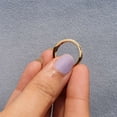 thumbnail image 5 of vylahjewellery Classic 10K Vermeil Yellow Gold Anniversary Gift Ring Round Cut Moissanite Diamond Wedding Ring Stackable Engagement Jewelery Ring, 5 of 6
